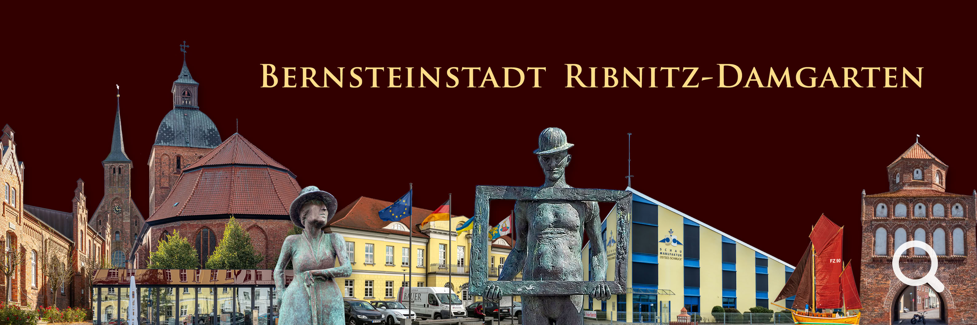 Stadtansicht von Ribnitz-Damgarten
