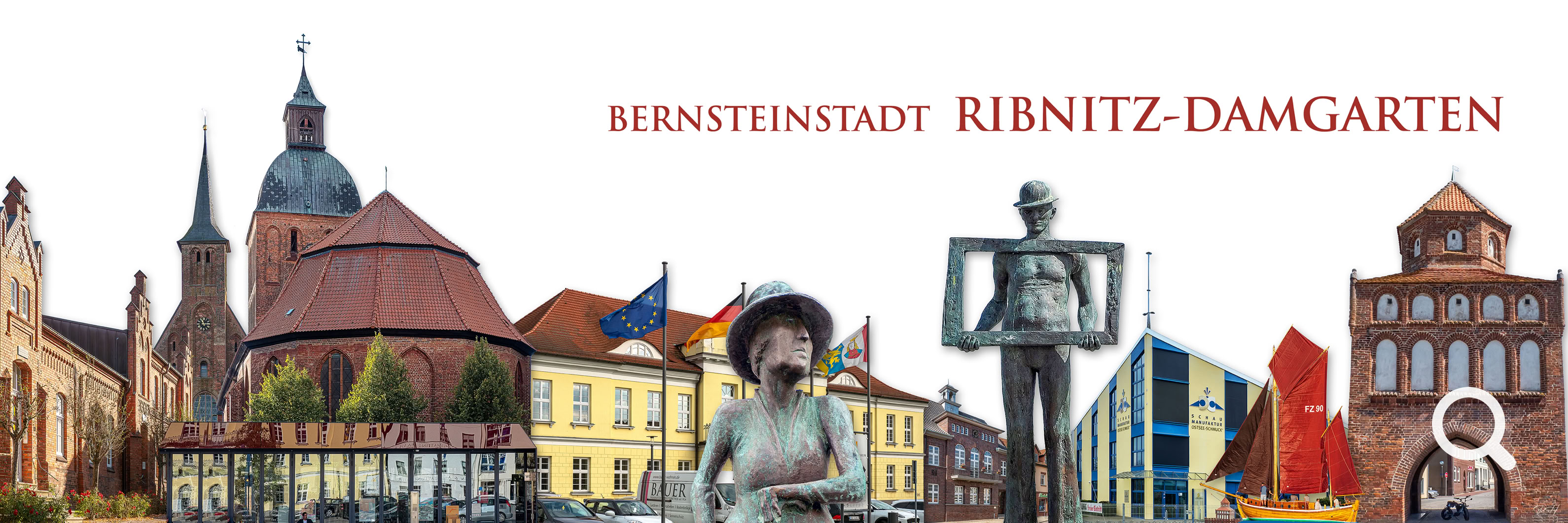 Stadtansicht von Ribnitz-Damgarten