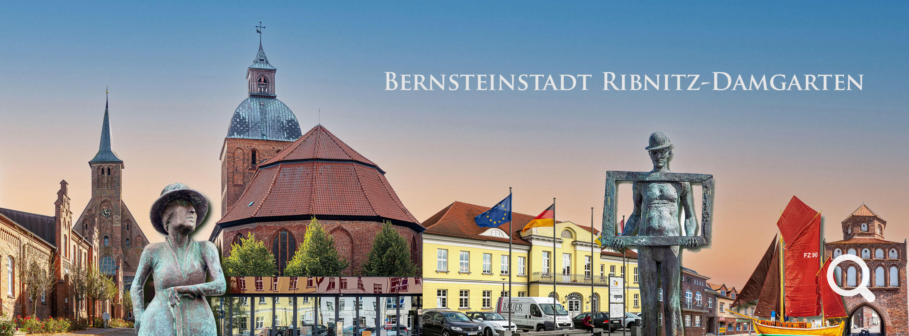 Stadtansicht von Ribnitz-Damgarten