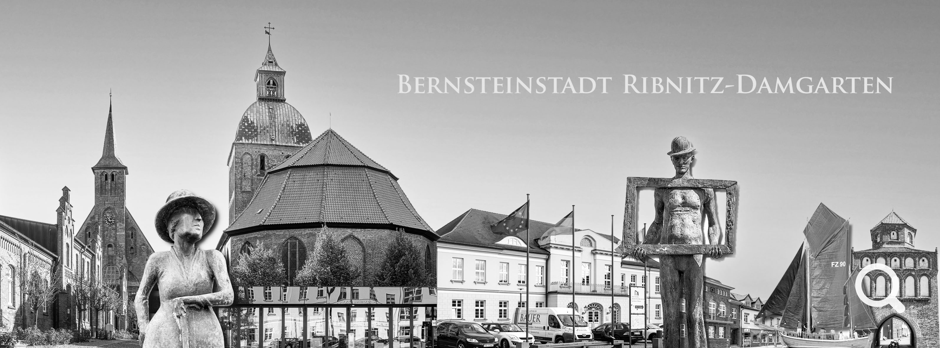 Stadtansicht von Ribnitz-Damgarten