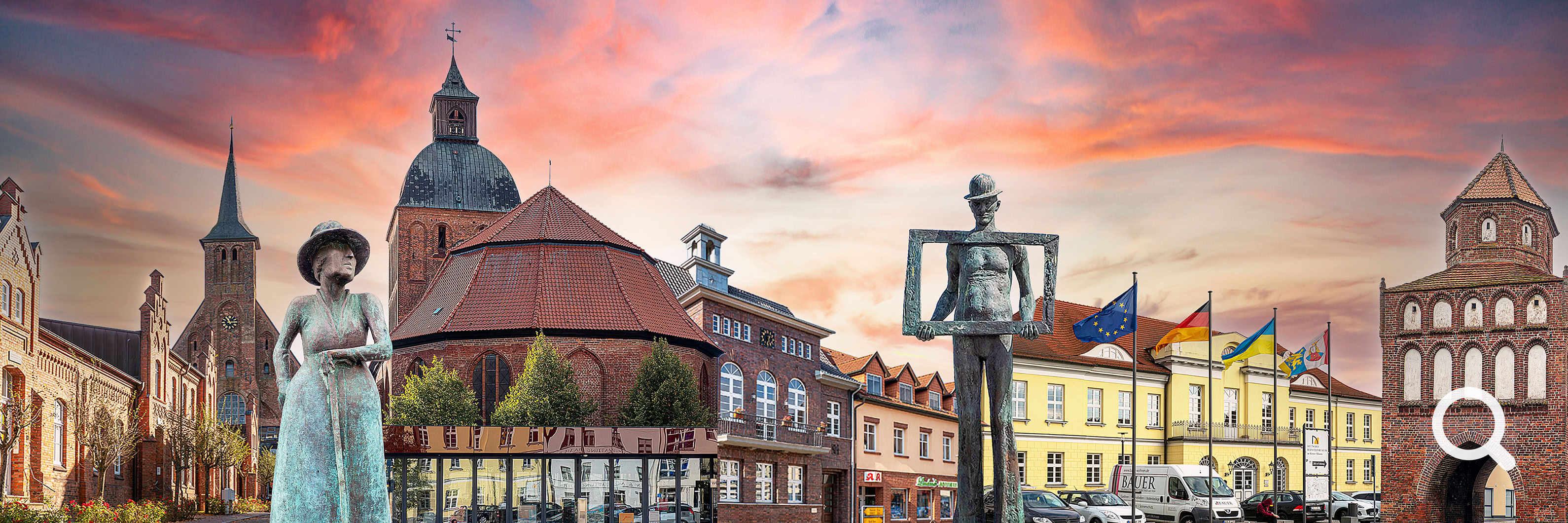 Stadtansicht von Ribnitz-Damgarten