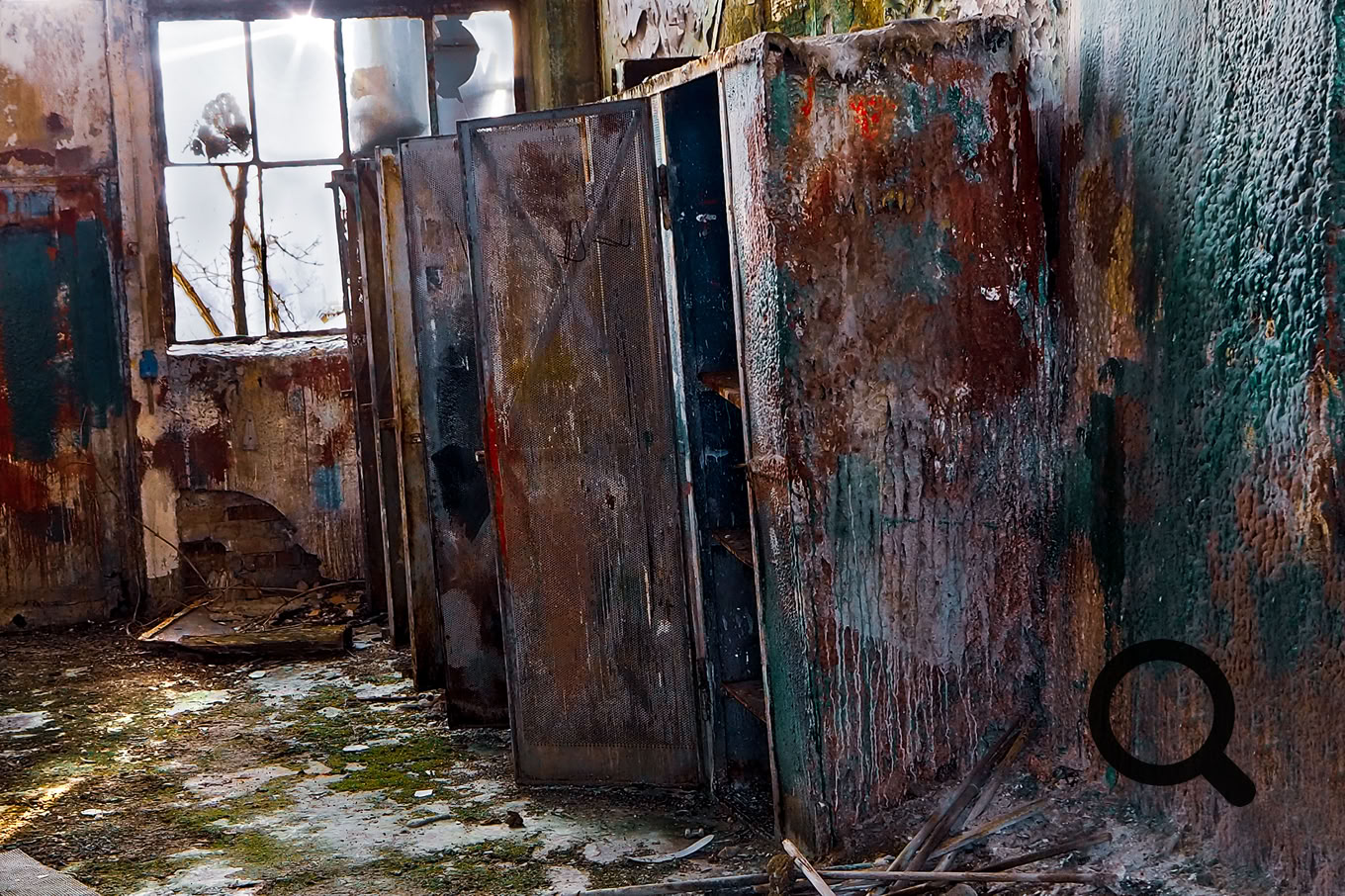 Eine ehemalige Malerwerkstatt auf einem Werftgelände in MV.